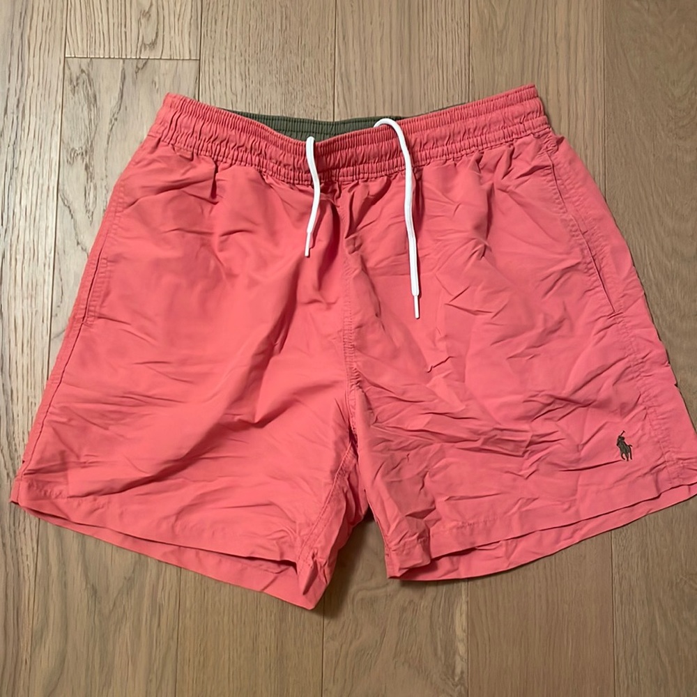 Salmon Polo swim trunks